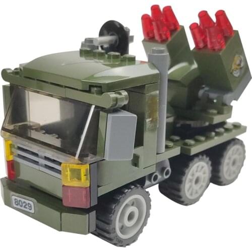 Military Weapon Series FireWire Toys for Children 141 pcs Big Size Ready Stock Militaries Bricks Gift Compatible Building Blocks