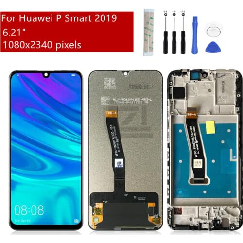 For Huawei P Smart 2019 LCD Display Touch Screen Digitizer Assembly For P smart 2019 Repair Parts 6.21"