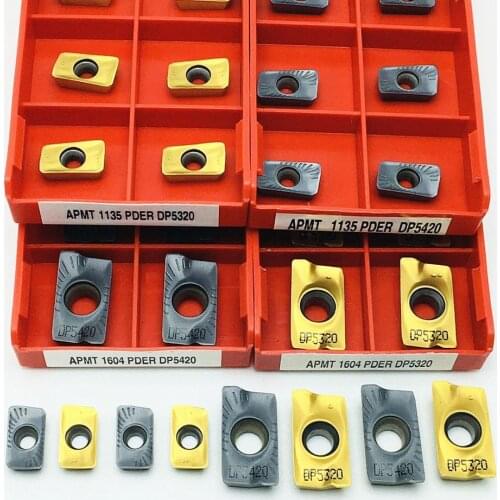 APMT1604 APMT1135 PDER DP5420 DP5320 carbide insert CNC lathe APMT1604 APMT1135 machine tool accessories milling insert