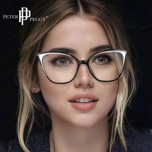 Round Transparency Optical Glasses Women Men TR90 Metal Spectacles Frame Optical Prescription Fashion Anti Blue Light Glasses