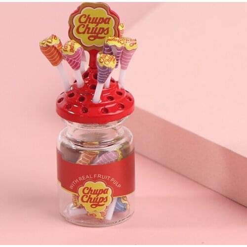 1Set Miniature Lollipops With Case Candy For Doll House Furniture Toys Accessories