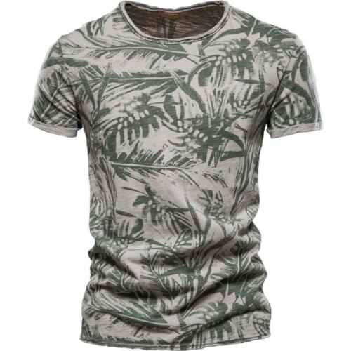 Mens T-shirt-Hawaiian Style 2021 Round Neck Shirt Casual Wear High Quality 3D Printing Fashion Short Sleeve Top Large Size
