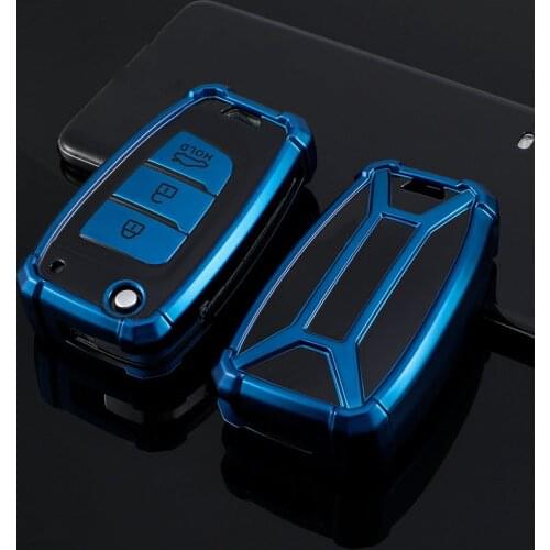 Soft TPU Car Key Cover Case for Hyundai Solaris 2 Elantra I30 I35 I40 Tucson Kona Azera Accessories Bag Holder Keychain