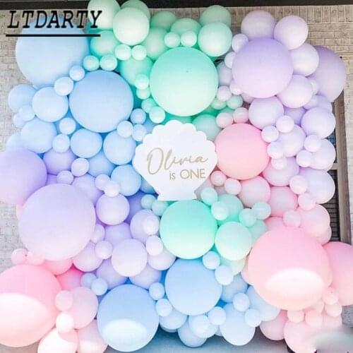 5/10/12/36Inch Macaron Pastel Color Balloons Large Ballon Wedding Decor Birthday Party Globos Latex Round Inflatable balloon