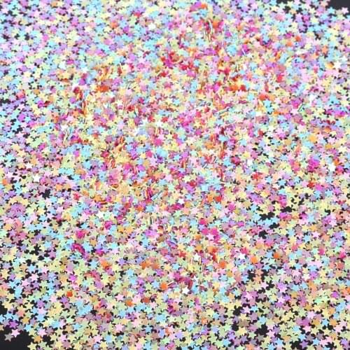 New Coming 13000pcs 3mm Mixed Five-Pointed Star Loose Sequin for Clothing Accssory DIY Wedding Art Decoration Jewelry Making