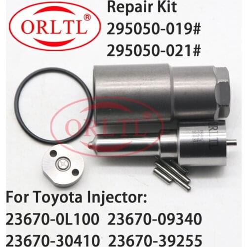 ORLTL Injector Nozzle G3S7 Valve SF03 Repair kits 23670-39355 Common Rail 23670-0L100 Mouthpiece 23670-3041For Toyota Hiace D-4D