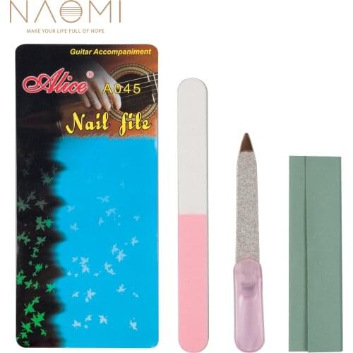 Naomi Alice nail file suit Alice A045 for classical guitarist nail polish dressing up rounded purposes Alice Nail File Set A045