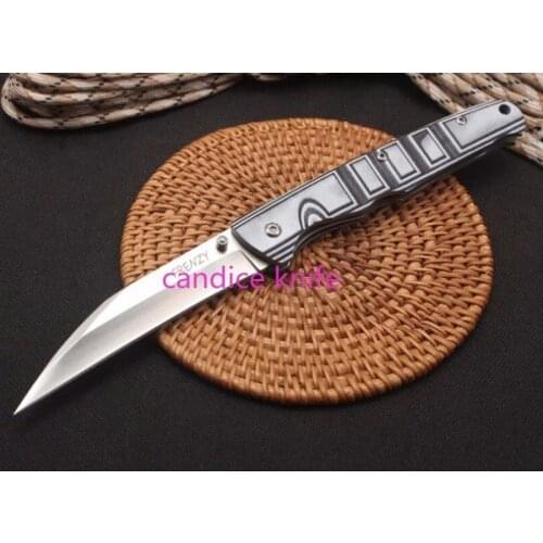 Cold Mixed-blood Pocket Folding Knife 8CR18MOV Blade Steel+G10 Handle Camping Hunting Survival Tactical Knifes EDC Multi Tool