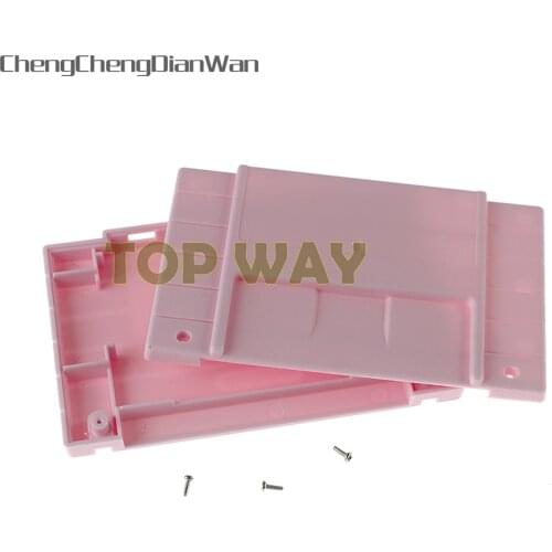 Replacement USA Version Games Card Housing Shell Case Cover for SNES SFC Game Cartridge Box ChengChengDianWan