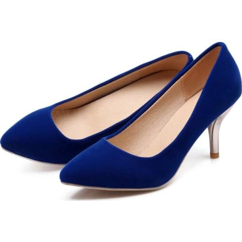 Fashion Platform Pumps Sexy High-heeled Shoes Heels Pointed Toe Platform Shoes Womens Wedding Prom Shoes Big Size 34-47 75-2