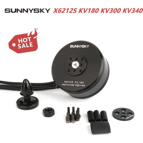 Sunnysky X6212S KV180 KV300 KV340 12S Outrunner Professional level Brushless Motor for RC Multicopter