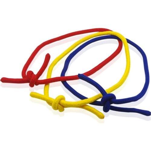 Three Strings Linking Ropes Magic Tricks Red Yellow Blue Magic Rope Close-Up Street Magic Props Illusions Accessories