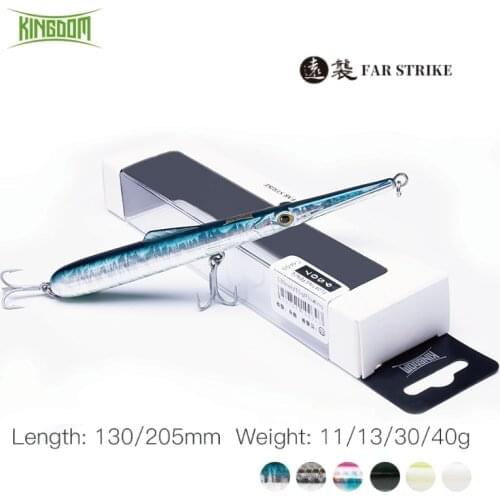 Kingdom Needle Trout Hard Bait 130mm/205mm Floating&Sinking Artificial Lures For Bass Fishing Wobblers For Trolling Carp Fishing