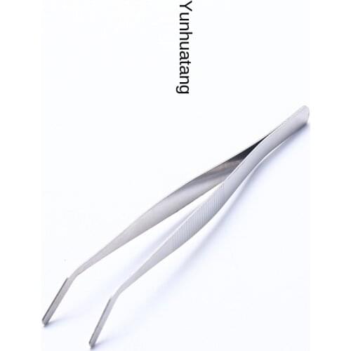 Stainless Steel Tea Clamp Clip Tea Cup Tea Fragment Tweezers Thickened Tea Clamp Ceramic Kung Fu TeaSet Tweezer Holder Tea Clips