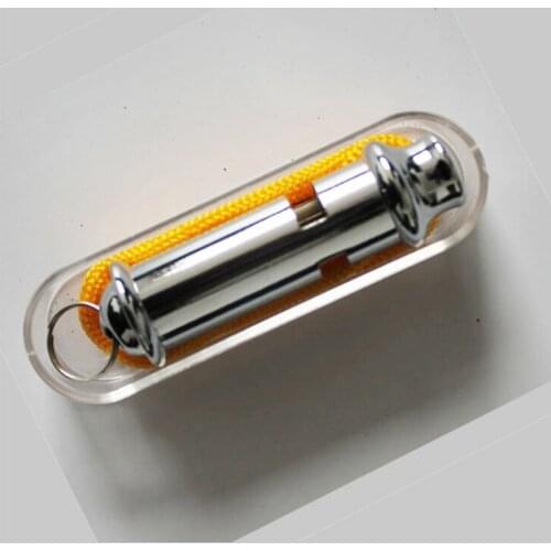 1PC Dog Trainning Whistle Metal Coach Referee Whistle With Lanyard Neck Rope Cord Emergency Security Outdoor Ball Sports Game