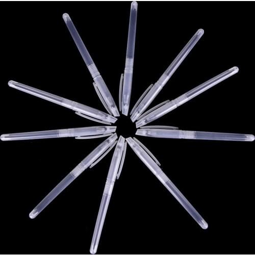 10pcs Transparent Pen Cover Gel Pen Shell Ballpoint Pen Shell Simple Styple Cheap Pen Shell Cover Drop Shipping