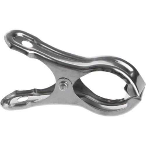 20 Pcs Stainless Steel Clothes Pegs Hanging Pins Laundry Windproof Clips