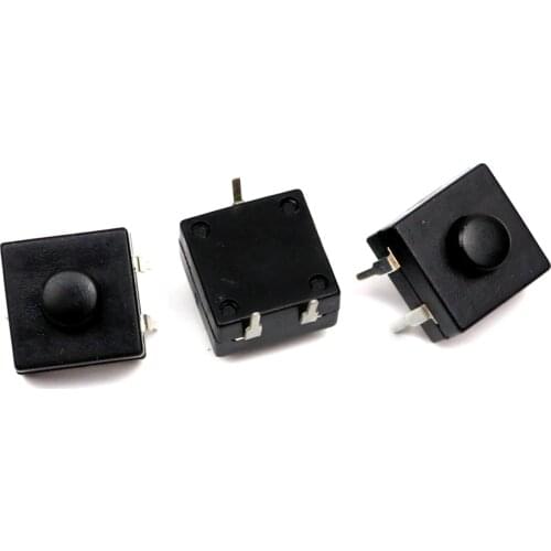 Double Row Vertical LED flashlight switch button 3pins ON-ON-OFF 12*12 213BS 12 x 12mm on on off switch 3pcs/lot