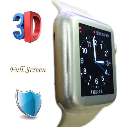 3D Soft Edge Full Glue Tempered Glass For Apple Watch 38 42 40 44 mm Full Cover Screen Protector For Watch 4 Series Film Glass