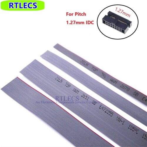 76.5 Meter/Reel 0.635 mm 8 10 12 14 16 18 20 24 26 30 34 40 50 60 68 80 Pin Ribbon Flat Cable UL 2678 AWM 30 For 1.27 IDC Socket