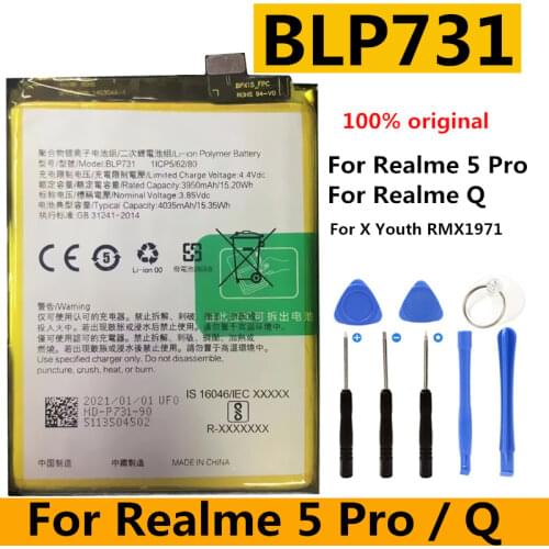 BLP693 BLP713 BLP721 BLP729 BLP731 BLP741 Phone Battery For Oppo Realme C1 C2 C3 C3i 3 3i 5 5i 5S 6S Pro X X2 XT X Lite Q A1K
