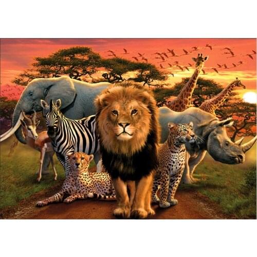 5D diamond painting full diamond new animal fauna diamond mosaic embroidery decoration home decoration