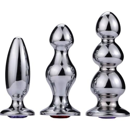 Anal Plug Metal Big Anus Butt Beads Expandable Stimulation Erotic Sex Toys For Women Men Gay Couples Flirting Adult Products