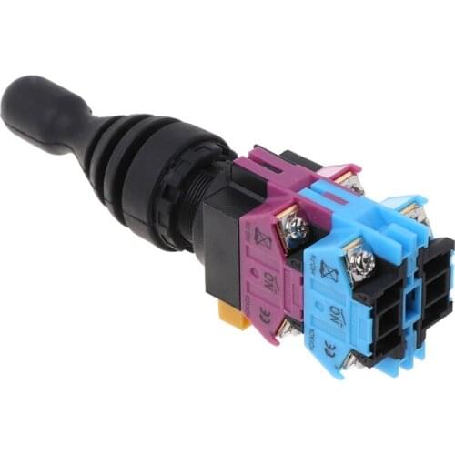 HKL-FW24 4NO 4 Position Momentary Type Monolever Joystick Reset Button Switch C90D