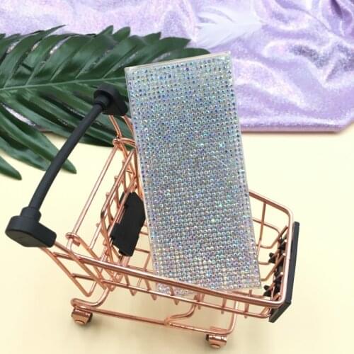 Natural Mink Empty Eyelashes Boxes 10pcs/lot Regular Size Glitter Eyelash Packaging