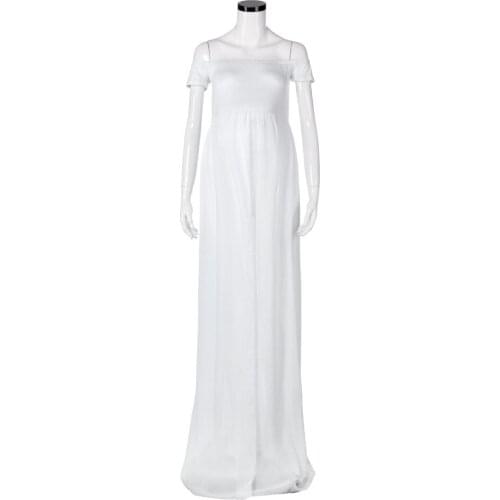 Lace Maternity Dresses For Pregnancy Pregnant Clothes Maxi Gown Women Wedding Dress Sexy Photo Shoot Photography Props Clothing