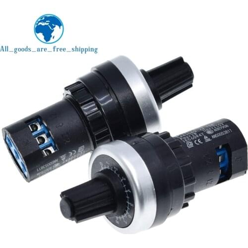 TZT LA42DWQ-22 1K 2K 5K 10K 22mm Diameter Pots Rotary Potentiometer Converter Governor Inverter Resistance Switch for arduino