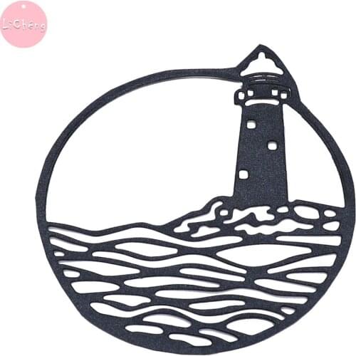 Metal Dies Lighthouse Scrapbook Crafts New Cutting Templates 2021 Diy Craft Supplies Clear Stamps and Dies Molds For Cards