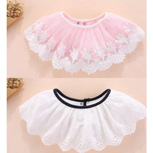 Fashion Cotton Newborn Lace Bow Baby Bibs Slabbetjes Cute Girls&Boys Burp Cloth Infant Bibs Baberos Infant Saliva Towels Newborn