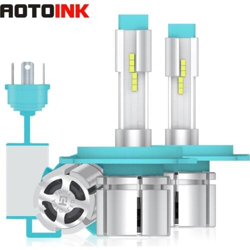 AOTOINK Super Mini Headlight H4 H11 H7 LED H1 H3 H13 HB1 HB2 9005 HB3 HB4 HB5 9003 9006 High Brightness Fog Light 3000k 6500k C