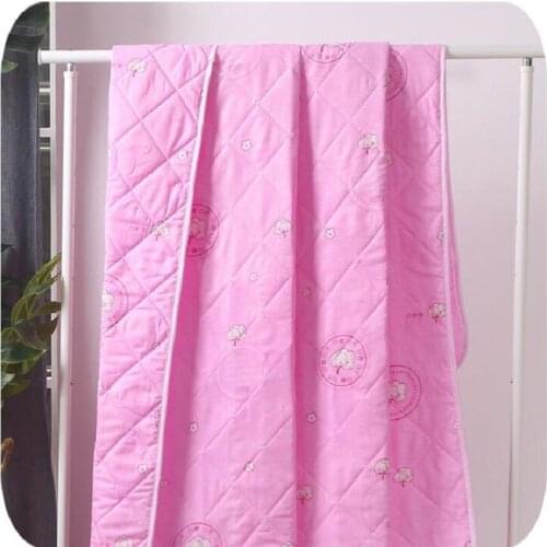 New Solid Color pink blue gray Summer Quilt Comforter Bed Cover Quilting Home Textiles Suitable for Children And Grow Up