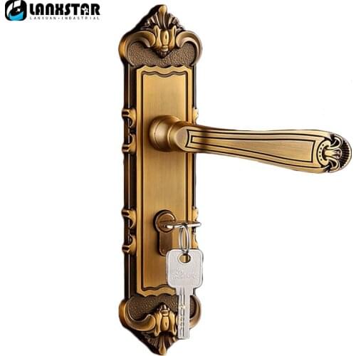 Wholesale Luxury Handle Locks Room Door Locker Bulk Order Quality Assurance Mute Lockcore Indoor Lock