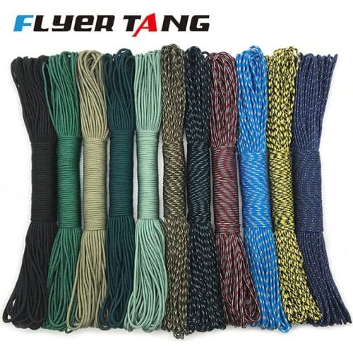 100 Colors Paracord 2mm 100FT,50FT,25FT One Stand Cores Paracord Rope Paracorde Cord For Jewelry Making Wholesale