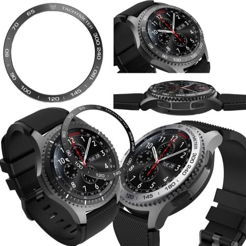 For Samsung Gear S3 Frontier new style sports Bezel Styling Frame Case Cover Protection For Samsung Galaxy Watch 46mm Bezel Ring