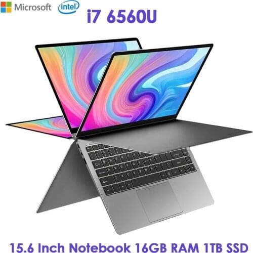 Cheapest Intel Core i7-6560U 15.6 inch Laptop 16GB RAM 512GB 1TB SSD HD IPS Screen Gaming Computer Windows 10 Laptop Notebook