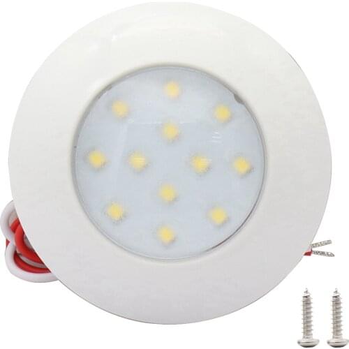 LED RV Boat Ceiling Lamps Interior Recessed Light for Boat Motorhome Yacht