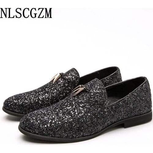 Wedding Dress Oxford Shoes for Men Italian Office 2021 Formal Slip on Shoes Men Business Suit Coiffeur Men Dress Shoes Loafers