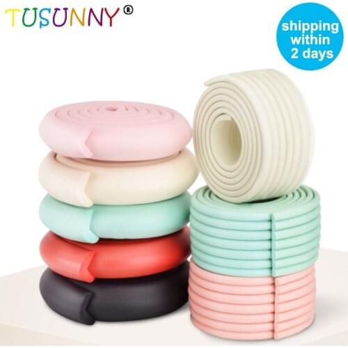 TUSUNNY 4M Children Protection Table Guard Strip Baby Safety Products Glass Edge Furniture Horror Crash Bar Corner Foam Bumper