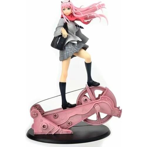 Japan Anime DARLING in the FRANXX Sexy Figure Toy Zero Two 02 PVC Action Figure Collection Model Toys Model Doll Xmas Gifts 28cm