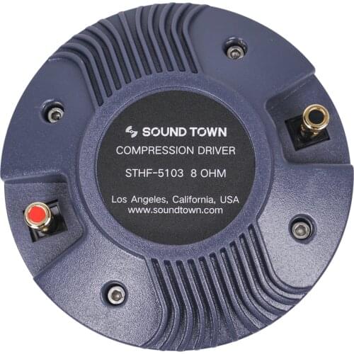 Sound Town 1.4" Titanium Compression Driver, 120W, Pro Audio Speaker Horn Driver ReplacementTweeter (STHF-5103)