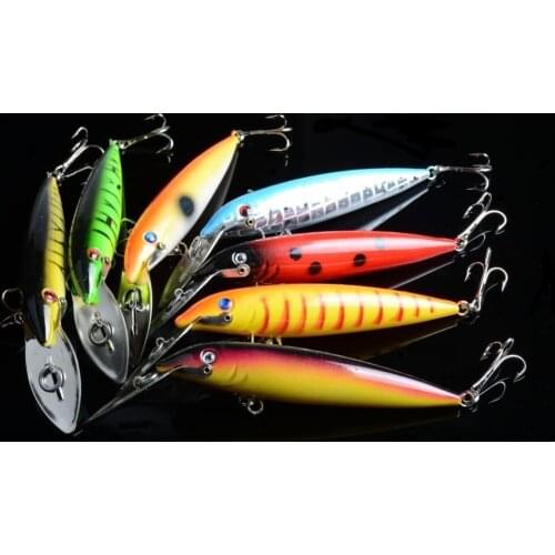 1Pcs Large Lip Sea Fishing Minnow Lures 3D Eyes Artificial Hard Swim Fishing Baits Crankbait Wobblers Peche Leurre Carp Fishing