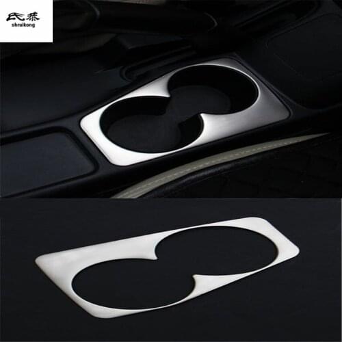 Free shipping 1pc stainless steel front glass cup decoration cover for 2013-2018 Mitsubishi Pajero Sport car accessories