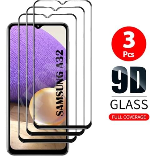 3Pcs Glass Cover Tempered Glas For Samsung Galaxy A32 4G/5G Screen Protector Case for Samsun A32 A 32 32a Glass Protective Film