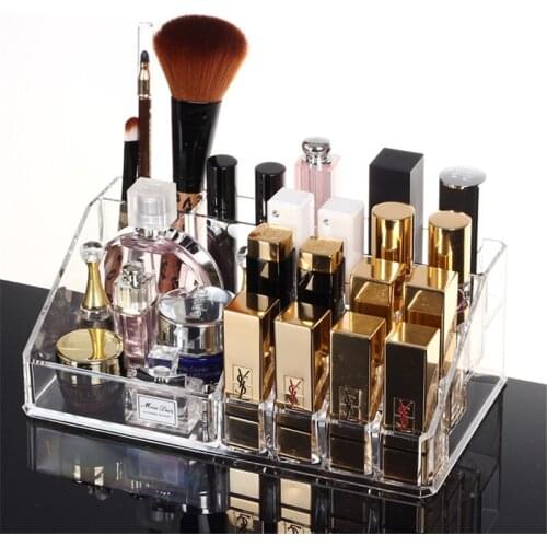 Acrylic Storage Box Jewelry Container Makeup Organizer Case Lipstick Holder Cosmetic Organizer For Cosmetics Storage