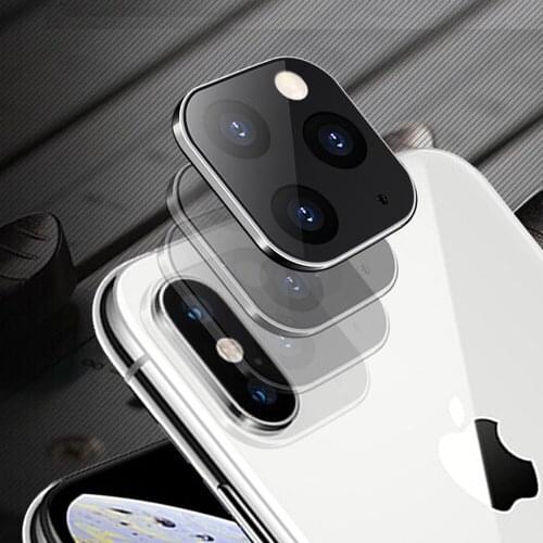 For iPhone X MAX Seconds Change to iPhone11 Pro MAX Lens Sticker Lens Cover Alumium Protector Cover Camera Protective 3