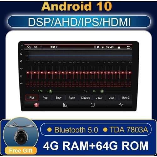 Bosion Android 10.0 Car DVD Radio Stereo GPS Navi Audio Video Player Unit PC Wifi BT ips AMP 7851 OBD DAB+ SWC 4G PX6 IPS DSP